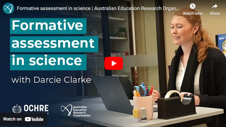 Formative Assessment In Science | Australian Education Research ...